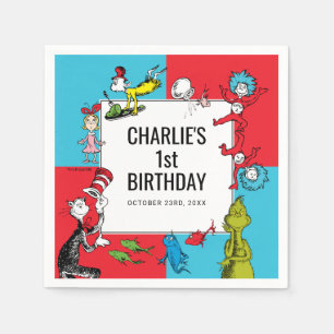 Serviette En Papier Dr. Seuss - Personnages   Anniversaire Enfants