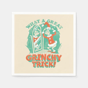 Serviette En Papier Dr Seuss   Quelle belle petite queue de Grinchy !