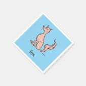 Serviette En Papier Dr. Seuss | Renard Rose (Coin)