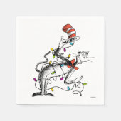 Serviette En Papier Dr Seuss | The Grinch | Chat malicieux dans la Ha (Devant)