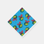 Serviette En Papier Dr Seuss | The Grinch | Motif de couronne de Noël (Coin)