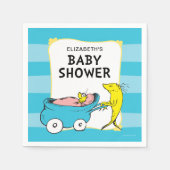 Serviette En Papier Dr Seuss | Un poisson - Baby shower garçon (Devant)