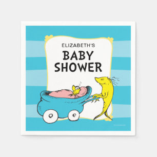 Serviette En Papier Dr Seuss   Un poisson - Baby shower garçon