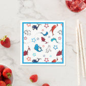 Serviette En Papier Dr Seuss | Un poisson deux étoiles de poisson Moti (En situation)