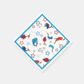 Serviette En Papier Dr Seuss | Un poisson deux étoiles de poisson Moti (Coin)