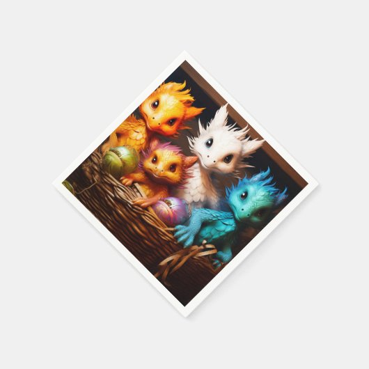 Serviette En Papier Dragon (Coin)