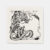 Serviette En Papier dragon (Devant)