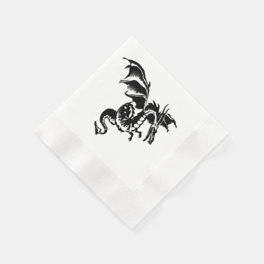Serviette En Papier Dragon (Coin)
