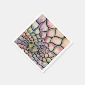 Serviette En Papier Dragon arc-en-ciel (Coin)
