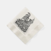 Serviette En Papier Dragon avec Zombie (Coin)
