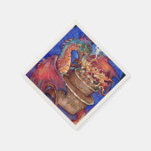 Serviette En Papier Dragon de gâteau d'anniversaire (Coin)