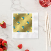 Serviette En Papier Dragon d'eau (En situation)