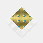 Serviette En Papier Dragon d'eau (Coin)