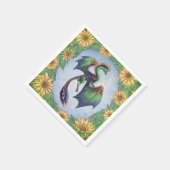 Serviette En Papier Dragon d'été Nature Imaginaire Art (Coin)