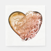 Serviette En Papier Dragon Heart (Devant)