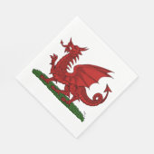 Serviette En Papier Dragon rouge du Pays de Galles (Coin)