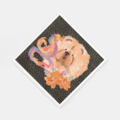 Serviette En Papier DRAGON-TALEZ Chow Année du Dragon (Coin)