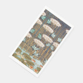 Serviette En Papier Dragonflies Water Lilies Marais Art Nouveau (Coin)