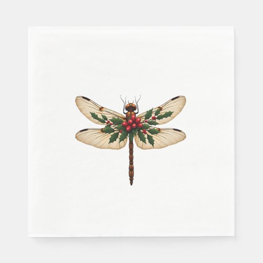 Serviette En Papier Dragonfly à ailes Holly (Devant)