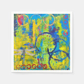 Serviette En Papier Dragonfly Cocktail Napkins (Devant)