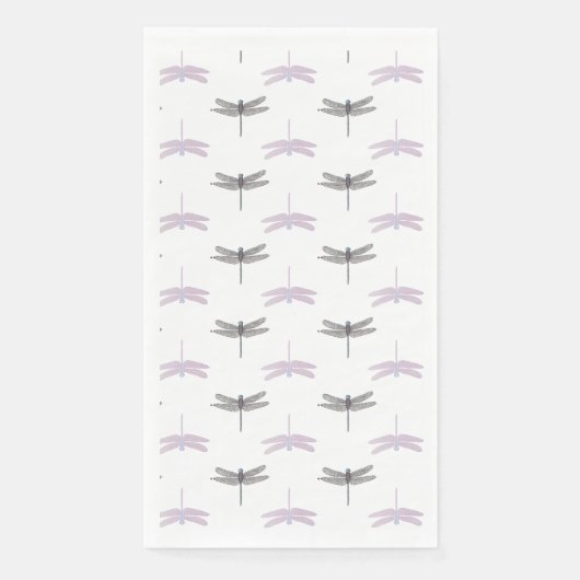 Serviette En Papier Dragonfly Daylight Blanc (Devant)