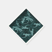 Serviette En Papier Dragonfly Disco Midnight Blue (Coin)