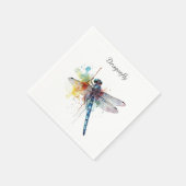 Serviette En Papier Dragonfly Dreamscape, personnalisée (Coin)