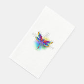 Serviette En Papier Dragonfly en arc-en-ciel (Coin)