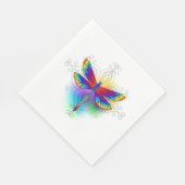 Serviette En Papier Dragonfly en arc-en-ciel (Coin)