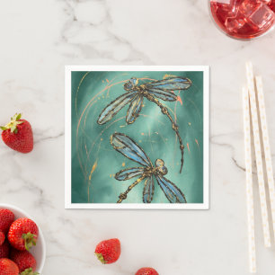 Serviette En Papier Dragonfly Flit Myrtle Green