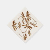 Serviette En Papier Dragonfly Frenzy Gold (Coin)