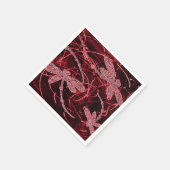 Serviette En Papier Dragonfly Red Haze (Coin)