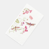 Serviette En Papier Dragonfly rose (Coin)