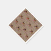 Serviette En Papier Dragonfly Rustic (Coin)