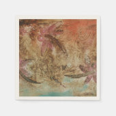Serviette En Papier Dragonfly rustique (Devant)