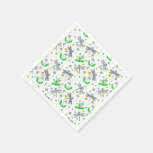 Serviette En Papier Dragonlies et Dandelions (Coin)