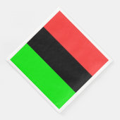 Serviette En Papier Drapeau africain (Coin)