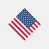 Serviette En Papier Drapeau américain (Coin)