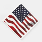 Serviette En Papier Drapeau américain (Coin)