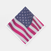 Serviette En Papier Drapeau Américain (Coin)