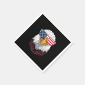 Serviette En Papier Drapeau américain Aigle patriotique 4 juillet (Coin)
