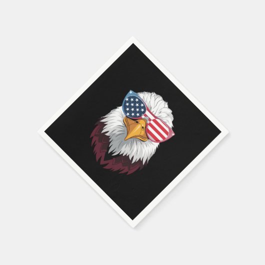 Serviette En Papier Drapeau américain Aigle patriotique 4 juillet (Coin)