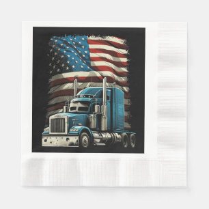 Serviette En Papier Drapeau américain de camionnette pour voiture patr