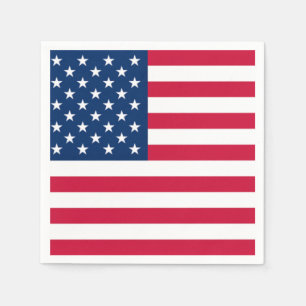 Serviette En Papier Drapeau américain - États-Unis d'Amérique - Pat