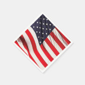 Serviette En Papier Drapeau américain patriotique (Coin)