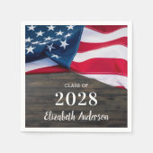 Serviette En Papier Drapeau américain Patriotique (Devant)