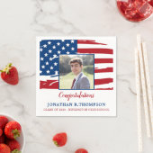 Serviette En Papier Drapeau américain patriotique (En situation)