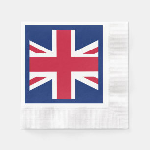 Serviette En Papier Drapeau anglais patriotique