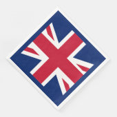 Serviette En Papier Drapeau anglais patriotique (Coin)