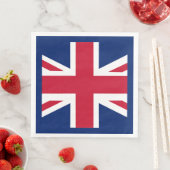 Serviette En Papier Drapeau anglais patriotique (En situation)